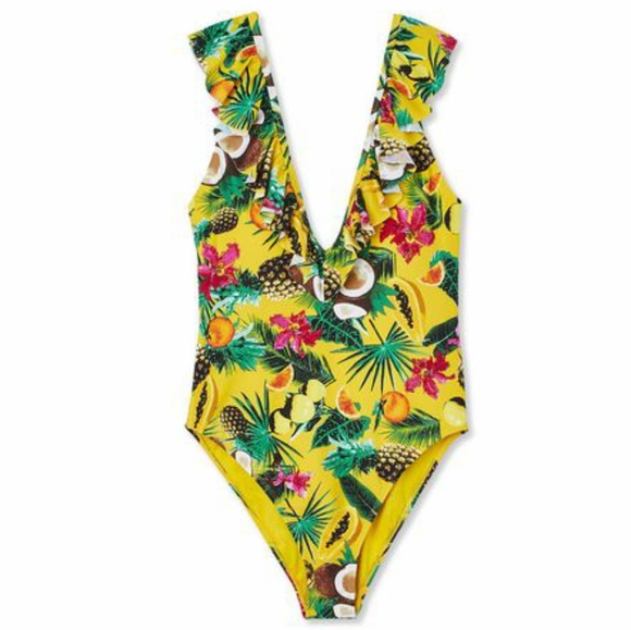 🍍Tropical One Piece Swim Suit - Picture 3 of 7